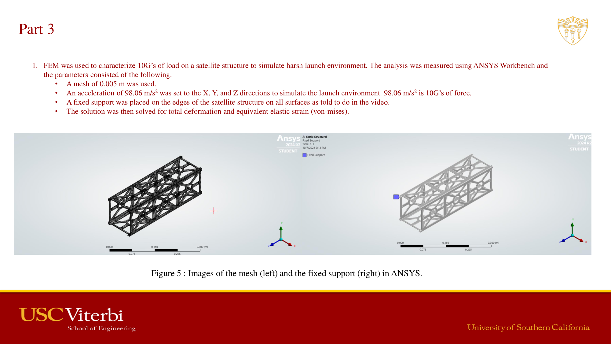 Satellite FEA setup