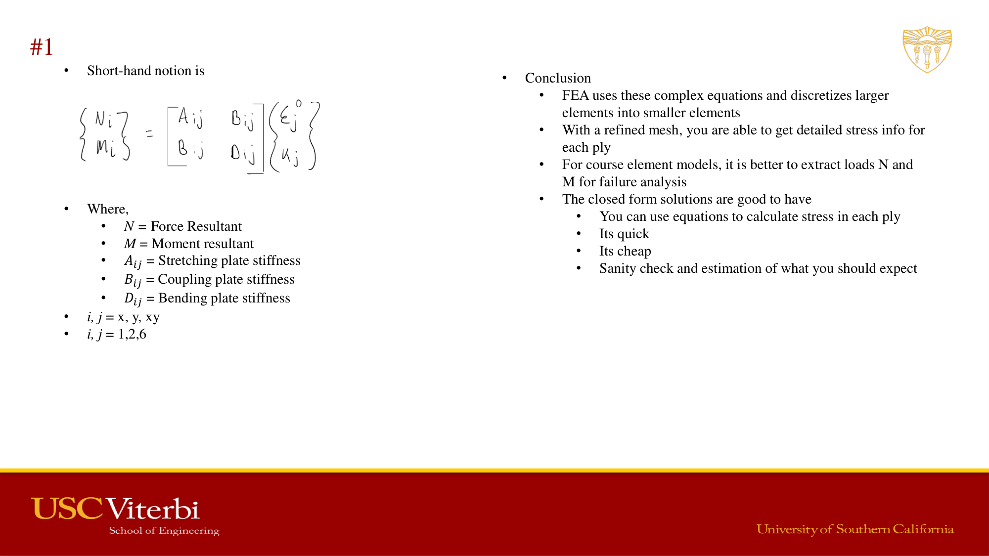 FEA mesh and results