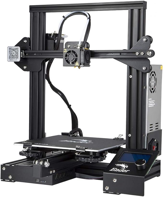 Creality Ender 3 FDM 3D printer — used to print all PLA dog-bone specimens