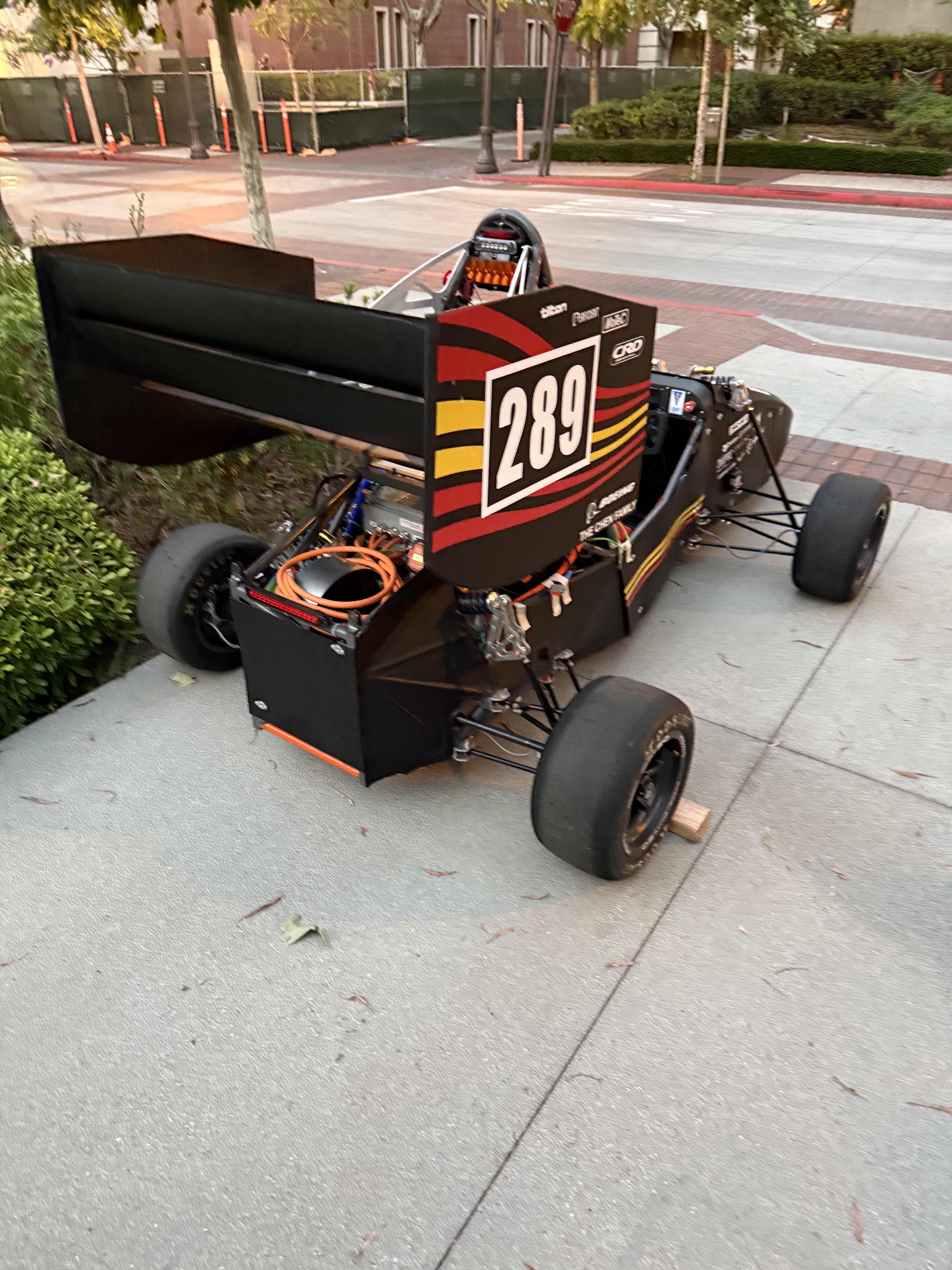 USC Formula SAE Electric Car #289 — outdoor full view