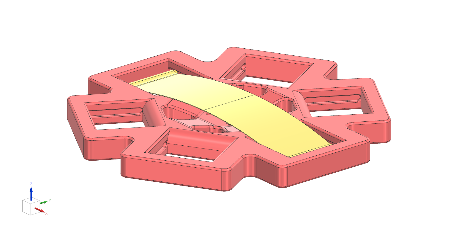 CAD — slotted baseplate top view