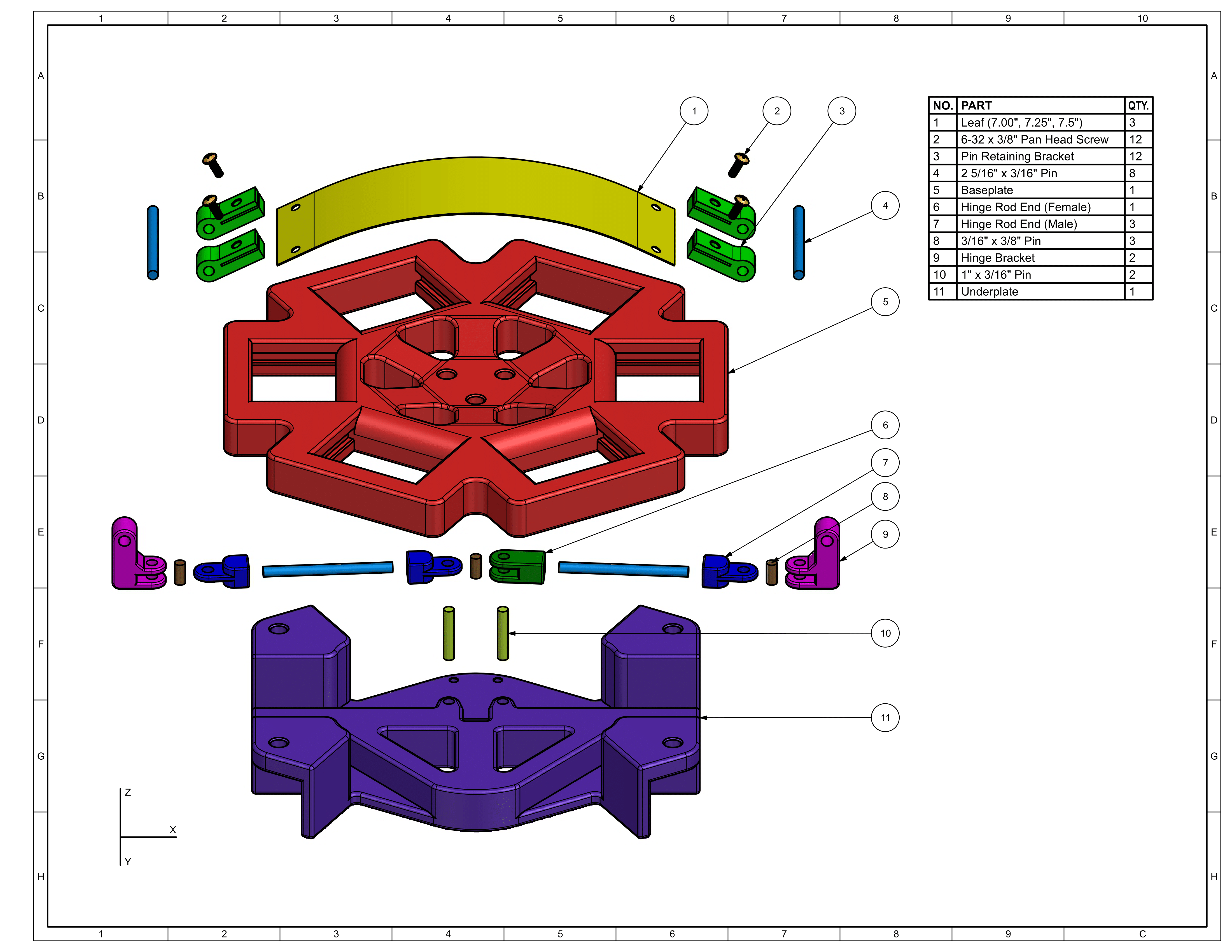 Full prototype assembly