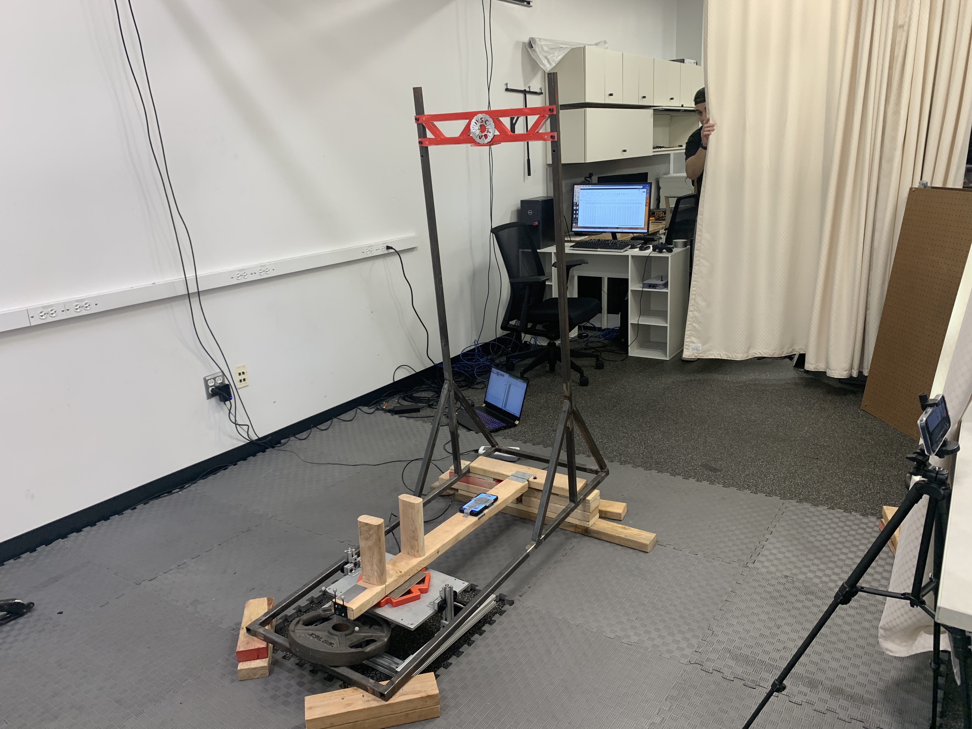 Lab setup — marker placement