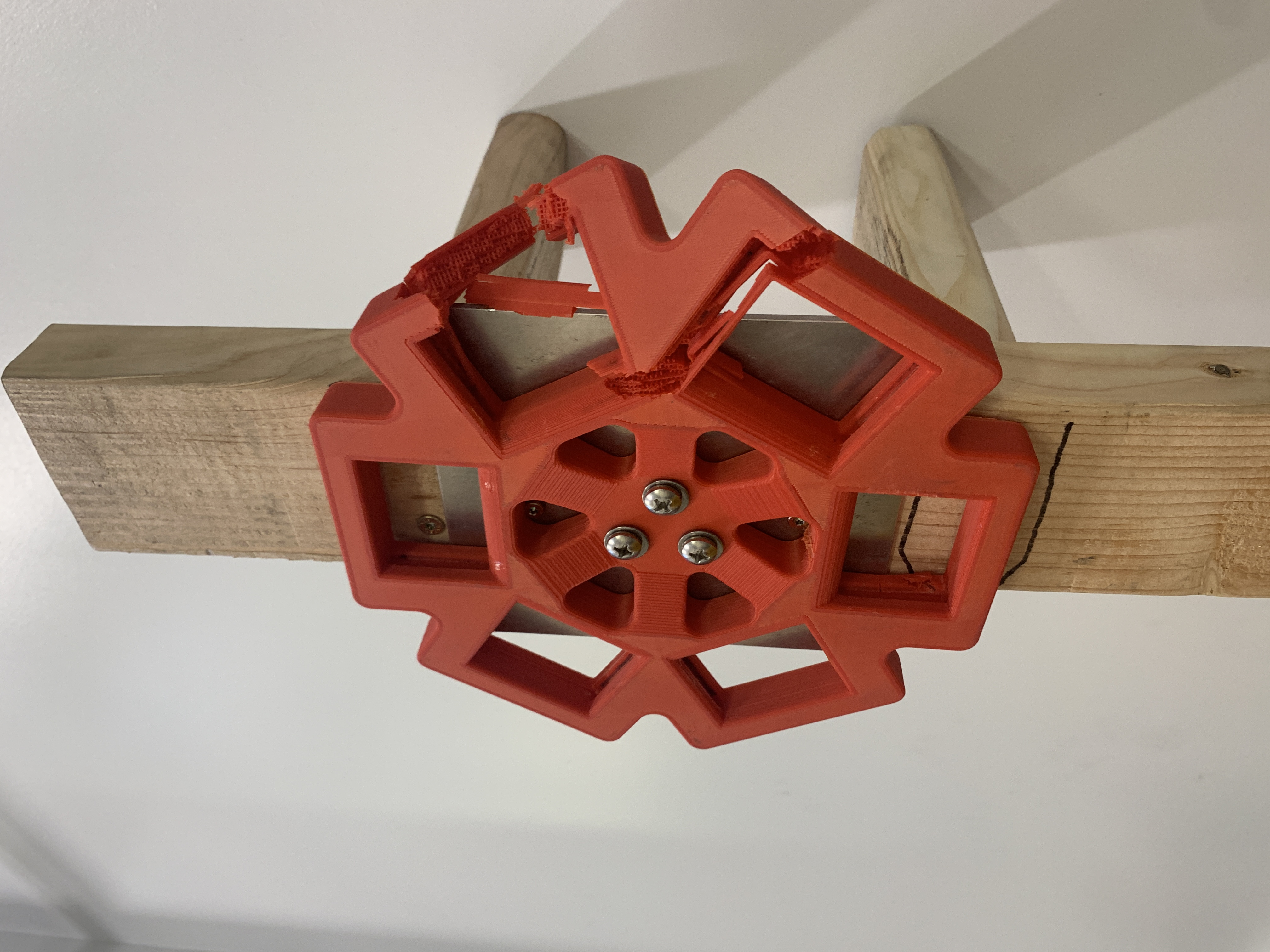 Lab setup — reflective marker detail